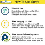 Poultry Spray by Premo Guard – 32 oz – Treat Mites, Fleas, Flies, and Lice – Effective Plant Based – Chicken, Turkey, Waterfowl, and Birds – Best Natural Protection for Control & Prevention