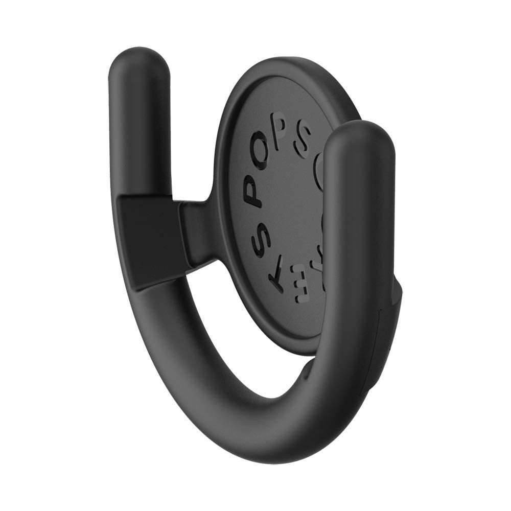 PopSockets Multi-Surface Phone Mount, Universal Phone Stand, Phone Holder Stand, Version 2 - Black