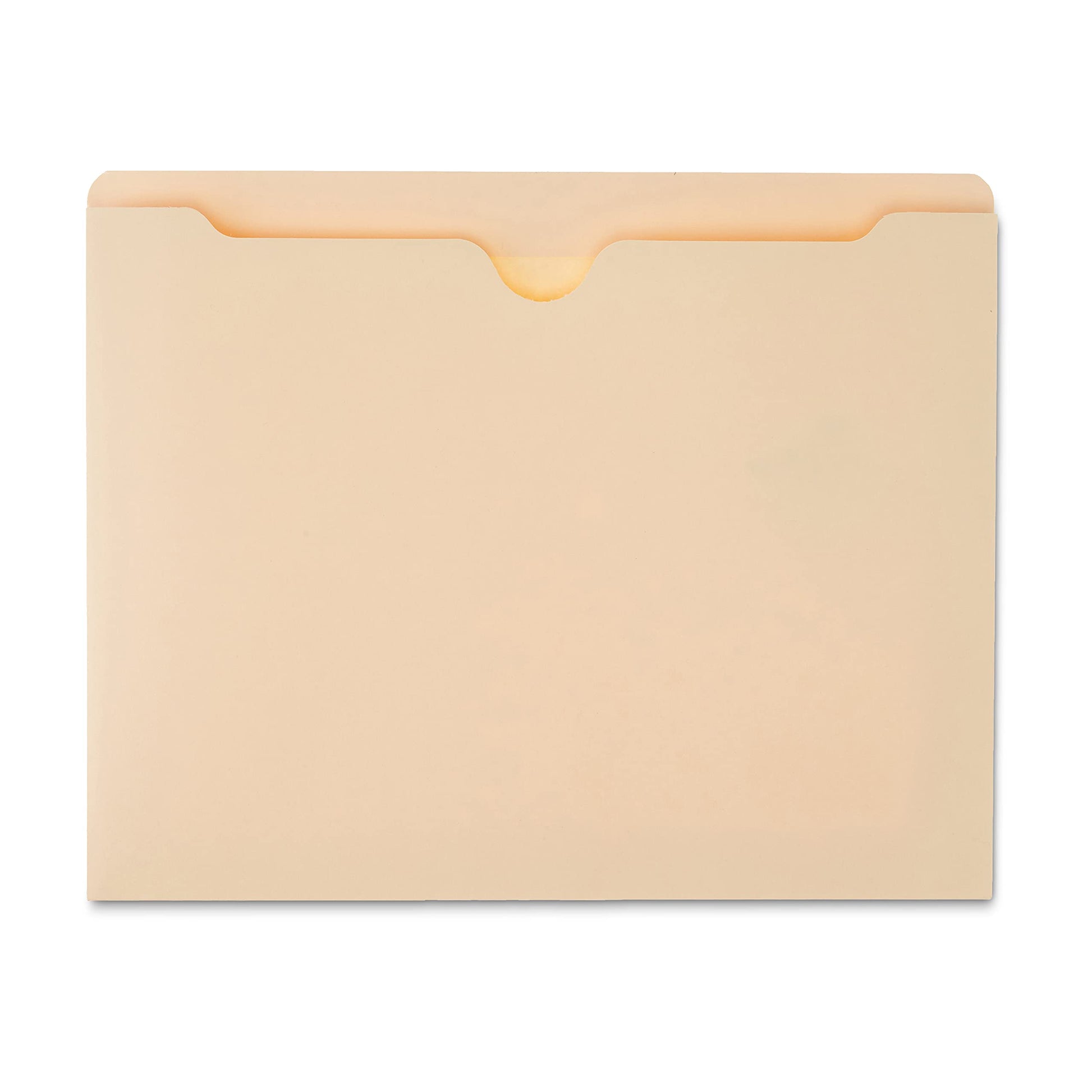Amazon Basics File Folders Jacket, Reinforced Straight-Cut Tab, 2 Inch Expansion, 50-Pack, Letter Size, Manila