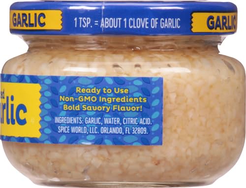 Spice World Minced Garlic, 4.5 Oz