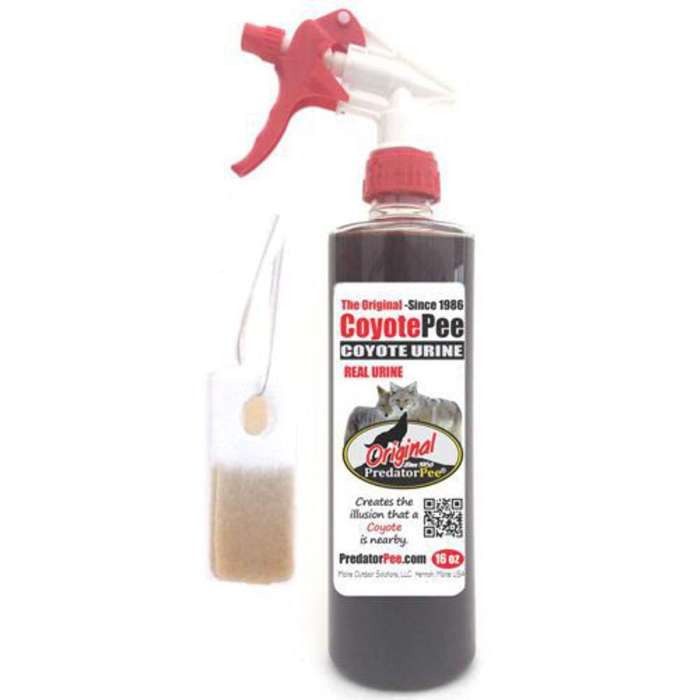 PredatorPee Original Coyote Urine 16oz Spray Bottle Combo with ScentTags