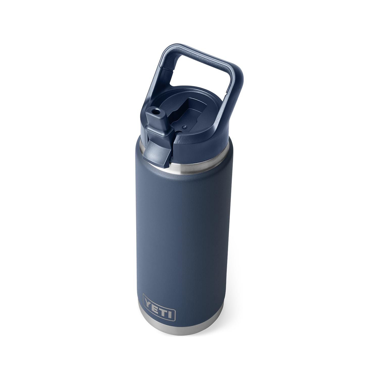 YETI Rambler 26 oz Bottle, Vacuum Insulated, Stainless Steel with Color Matching Straw Cap, Agave Teal