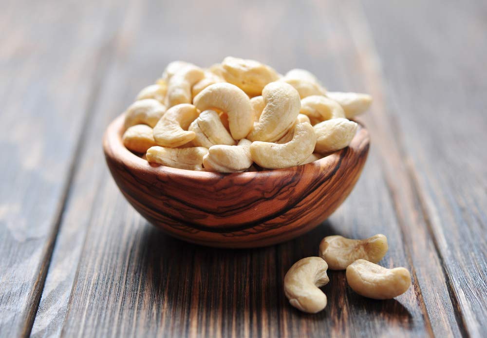 Raw Whole Unsalted Cashews 48oz (3 lb) 100% Natural | No Chemicals | Batch Tested Gluten & Peanut Free | Non-GMO | Keto and Paleo Diet Friendly