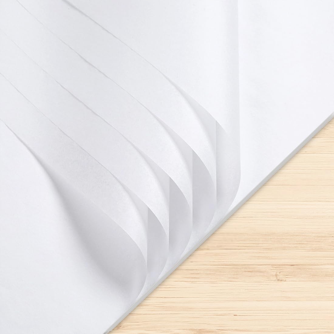 130 Sheets 14"x20" White Tissue Paper for Gift Bags, Gift Wrapping Tissue Paper Bulk for DIY Crafts, Birthday, Christmas, Party Decor