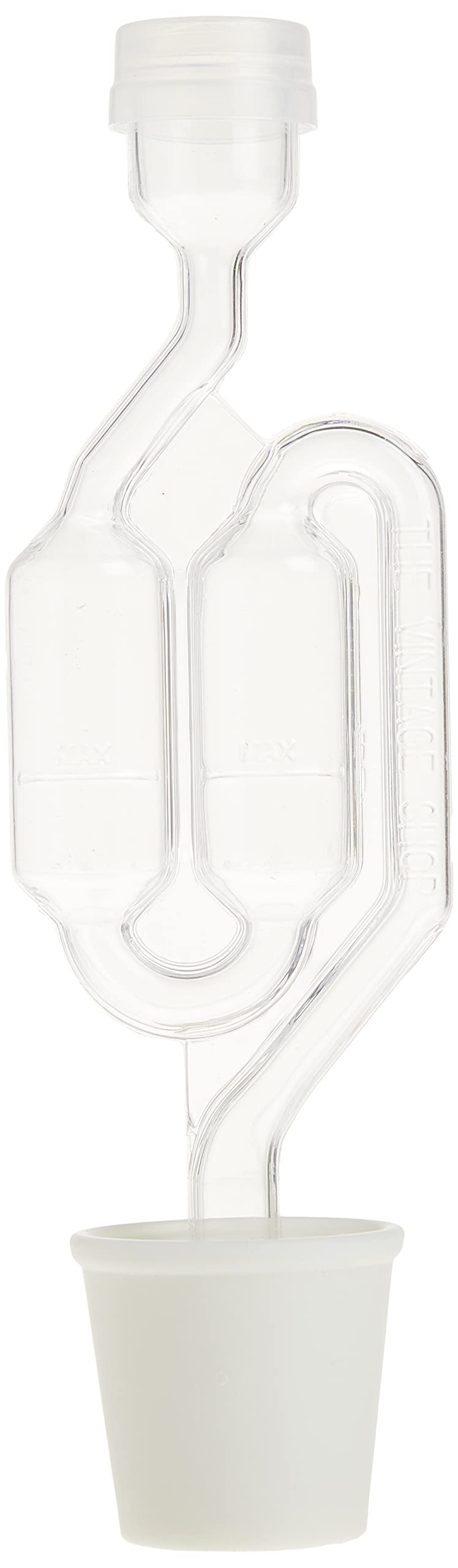 Twin Bubble Airlock and Carboy Bung (Pack of 2)