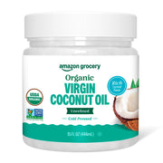 Amazon Grocery, Organic Virgin Coconut Oil, 15 Fl Oz (Previously Amazon Fresh, Packaging May Vary)