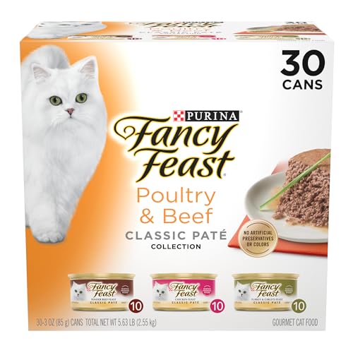 Purina Fancy Feast Limited Ingredient Wet Cat Food Complement, Broths With Tuna, Shrimp & Whitefish - (Pack of 16) 1.4 oz. Pouches