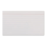 Amazon Basics Ruled Lined Index Note Cards, 500 Count, 5 Pack of 100, White, 5 in x 8 in