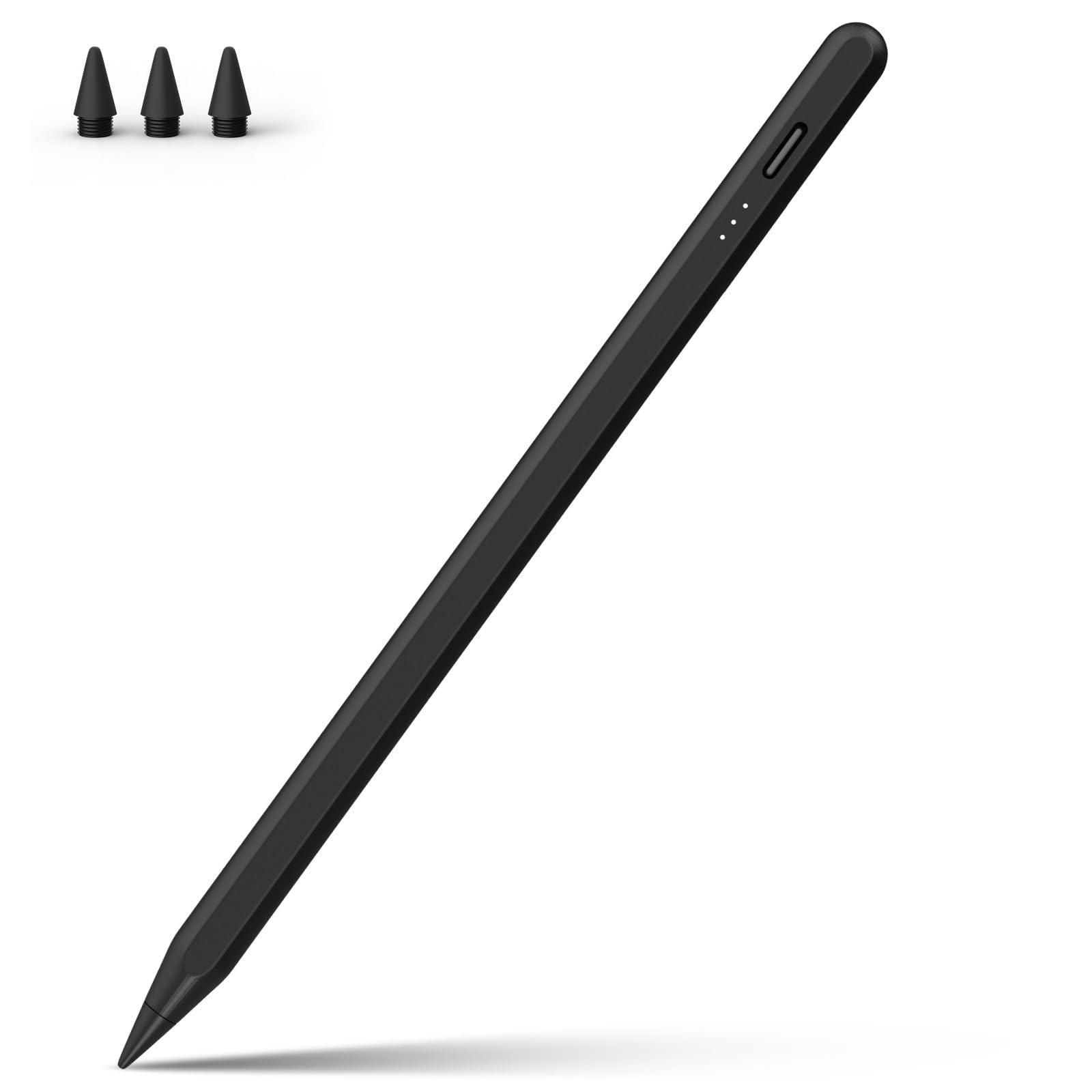 Stylus Pen for iPad, 13 mins Fast Charge for Apple iPad Pencil with Palm Rejection, Tilt Sensitivity, Work for 2018-2024 iPad Air 3/4/5/M2, iPad Mini 5/6, iPad 6/7/8/9/10, iPad Pro 11"/12.9"/M4