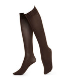 Winterlace Women’s Trouser Socks, Opaque Stretchy Nylon Knee High, Many Colors, 6 or 12 Pairs