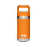 YETI Rambler Jr. 12 oz Kids Bottle, with Straw Cap, Navy