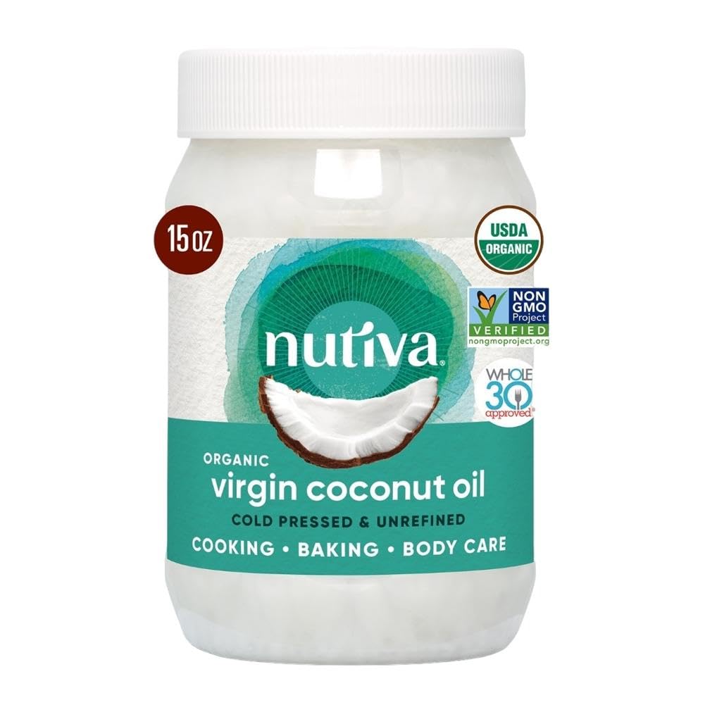 Nutiva، زيت جوز الهند العضوي، 15 أونصة سائلة