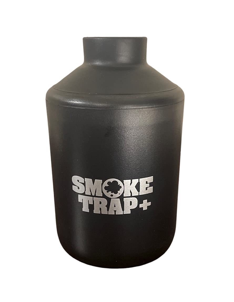 Smoke Trap + | Persönlicher Luftfilter (Sploof) – Rauchfilter mit langanhaltenden 500+ Anwendungen und einfachem Ausatmen – (Schwarz)