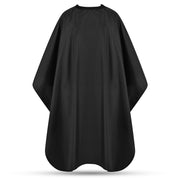 JSAZCKC Hair Cutting Cape with Adjustable Snap Closure, Professional Barber Cape, Large Size Haircut Salon Supplies for Men and Women - (Black)