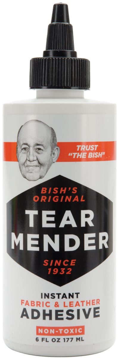 Tear Mender - TTB-6-D-B لاصق فوري للأقمشة والجلد، زجاجة 6 أونصة، TG06H