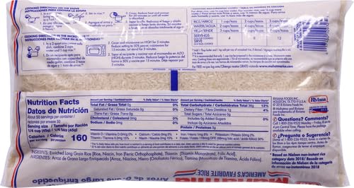 Mahatma Extra-Long-Grain Rice 5-Pound Rice Bag, Gluten-Free and Non-GMO White Bulk bag, 1 Bag of
