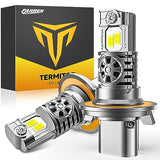 Termitor H7/H7LL Light Bulbs, 22000LM Ultra-Brightness, Real 1:1 Halogen Mini Size, 10-Year Extended Lifespan, 6500K White Illumination for Automotive Fog Lights, Plug and Play, Pack of 2