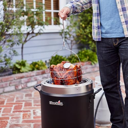 Charbroil® The Big Easy® TRU-Infrared™ Cooking Technology Propane Gas Stainless Steel Oil-Less Turkey Fryer, Black - 17102065