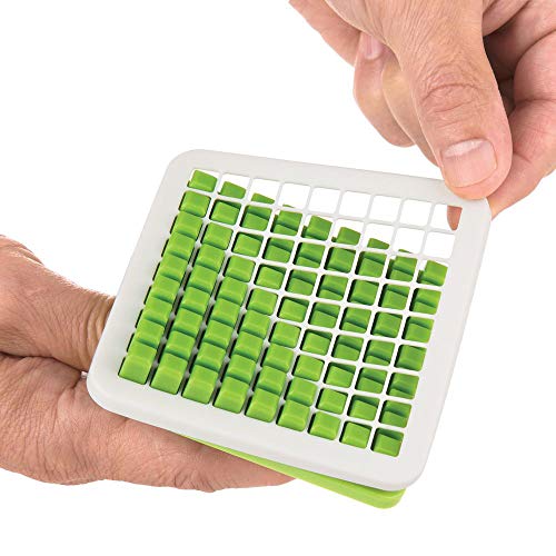 PrepWorks Tower Fry Cutter – Heavy-Duty Potato Cutter for Perfect Fries, Easy-to-Use, Stainless Steel Blades, BPA-Free