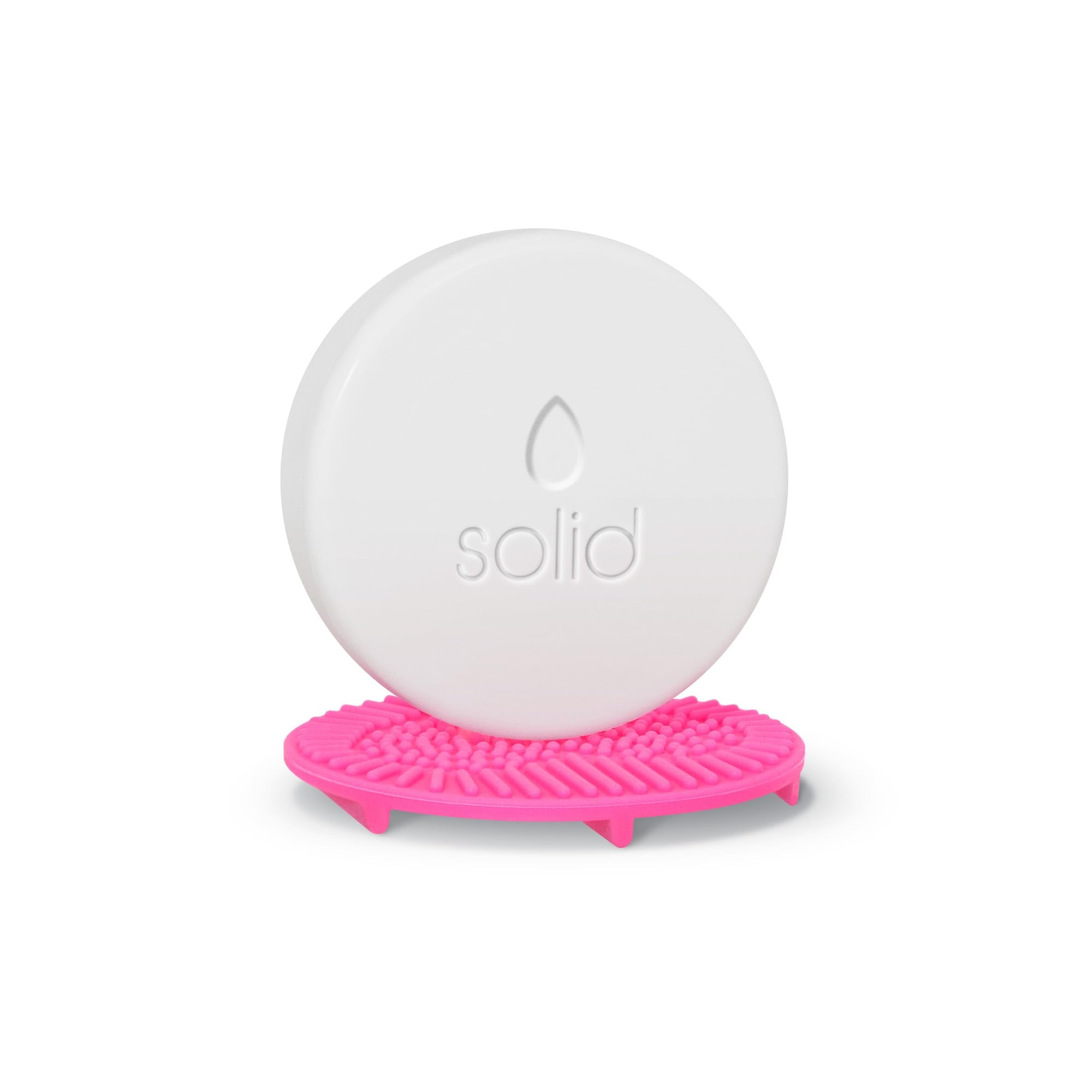 BeautyblenderÃÂ® | BlendercleanserÃÂ® Solid Lavender Makeup Sponge & Brush Cleanser + Silicone Scrub Mat, Cleansing Tool & Scented Makeup Sponge Cleaner, Vegan, Cruelty Free, Made in the USA, 1 oz