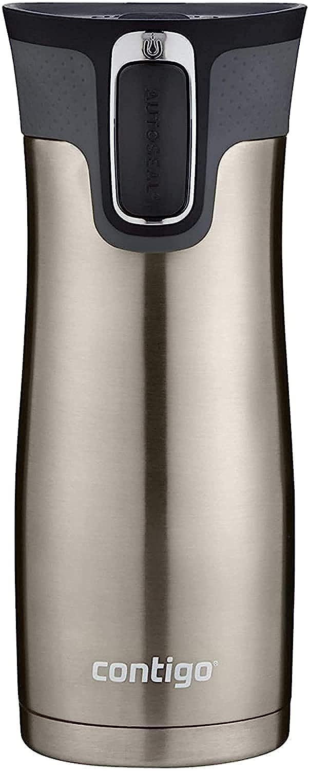 Contigo West Loop Stainless Steel Travel Mug with AUTOSEAL Lid, 24oz., Stainless Steel