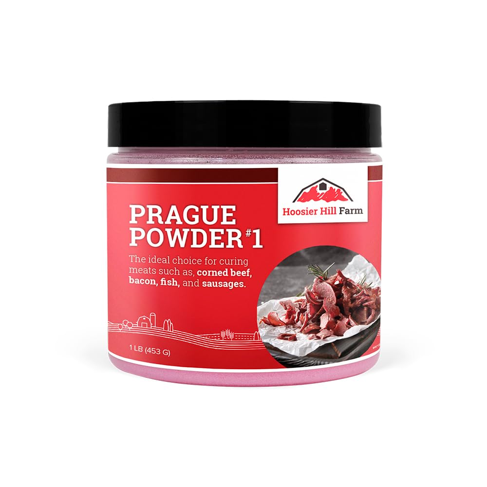 Hoosier Hill Farm Prague Powder No.1 (Pink Curing Salt), 1LB (Pack of 1)