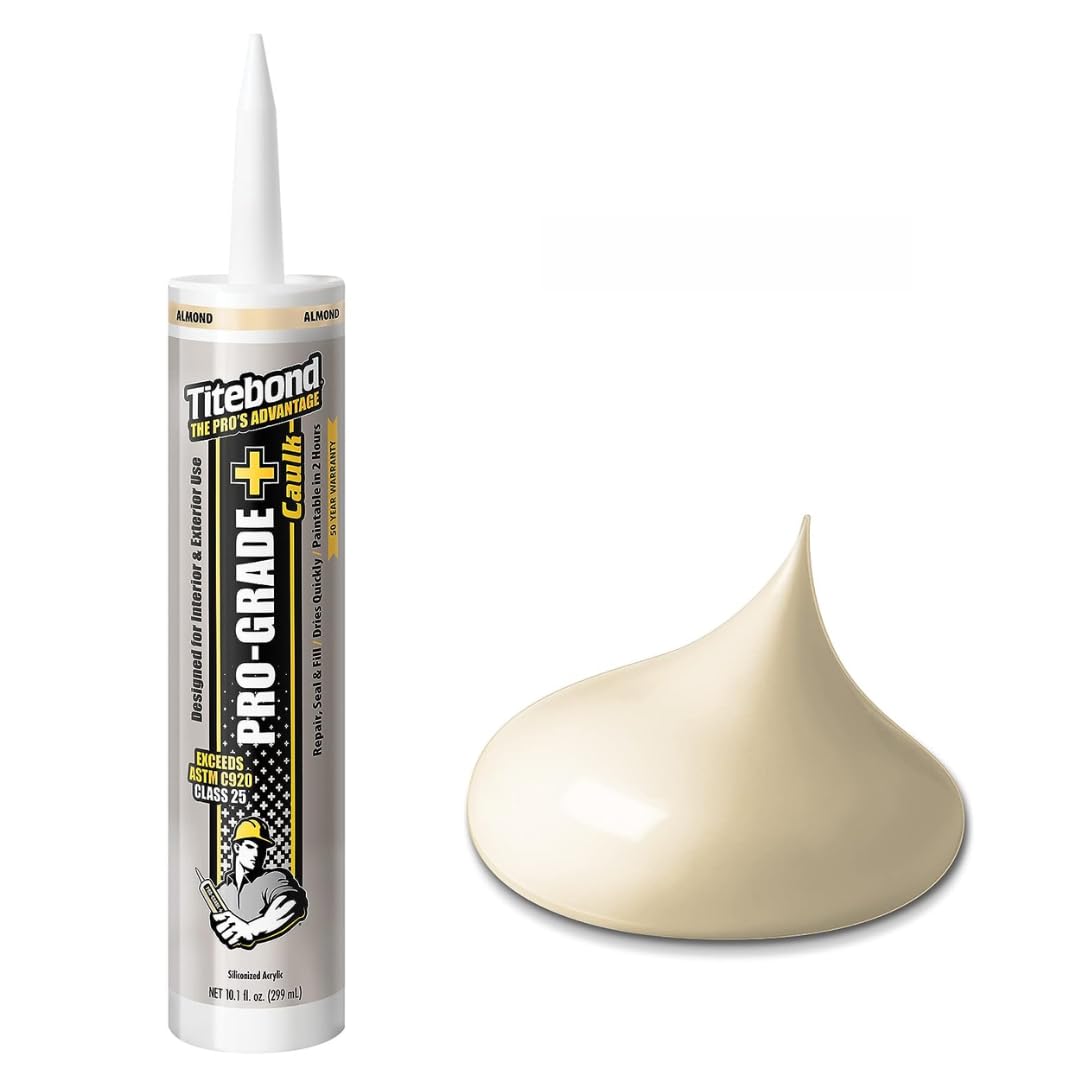 Titebond 10.1 Oz. Pro-Grade Plus 8421 Siliconized Acrylic Water-Based Caulk - Brown