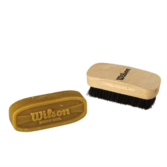 Wilson Football Prep Kit - Wax Bar and Brush