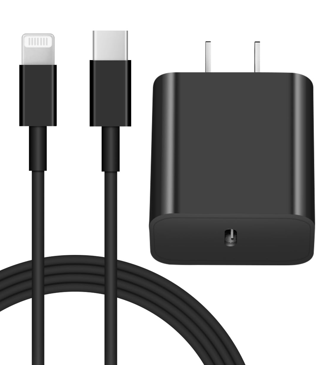 iPhone 14 13 12 Charger Fast Charging 20W PD USB C Wall Charger with 6FT Fast Charging Cable Compatible iPhone 14/13/12/11/Pro/Pro Max/Mini/Xs Max/XR/X, iPad