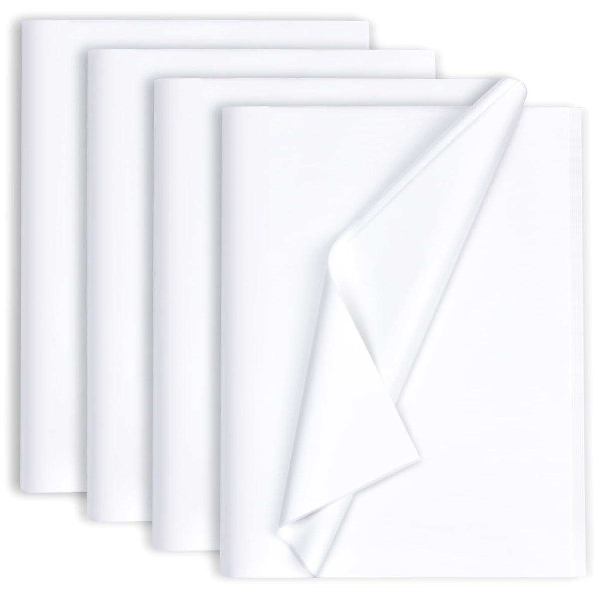 130 Sheets 14"x20" White Tissue Paper for Gift Bags, Gift Wrapping Tissue Paper Bulk for DIY Crafts, Birthday, Christmas, Party Decor