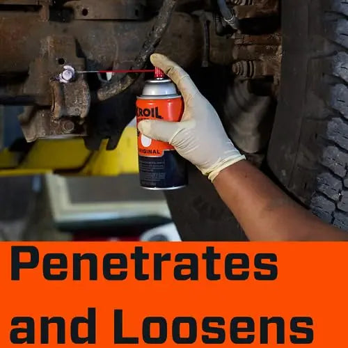 Kroil Original Penetrating Oil (Aerosol Spray-10oz Can-Single) | Penetrant for Rusted Bolts, Metal, Hinges, Chains, Moving Parts | Rust, Corrosion Inhibitor (KS102)
