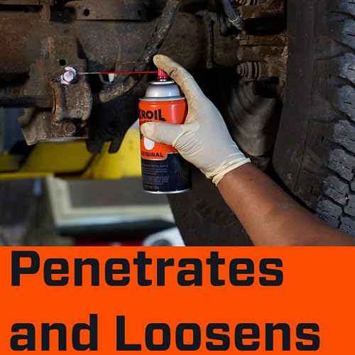 Kroil Original Penetrating Oil (Aerosol Spray-16.5oz Can-Single) | Penetrant for Rusted Bolts, Metal, Hinges, Chains, Moving Parts | Rust, Corrosion Inhibitor (KS162)