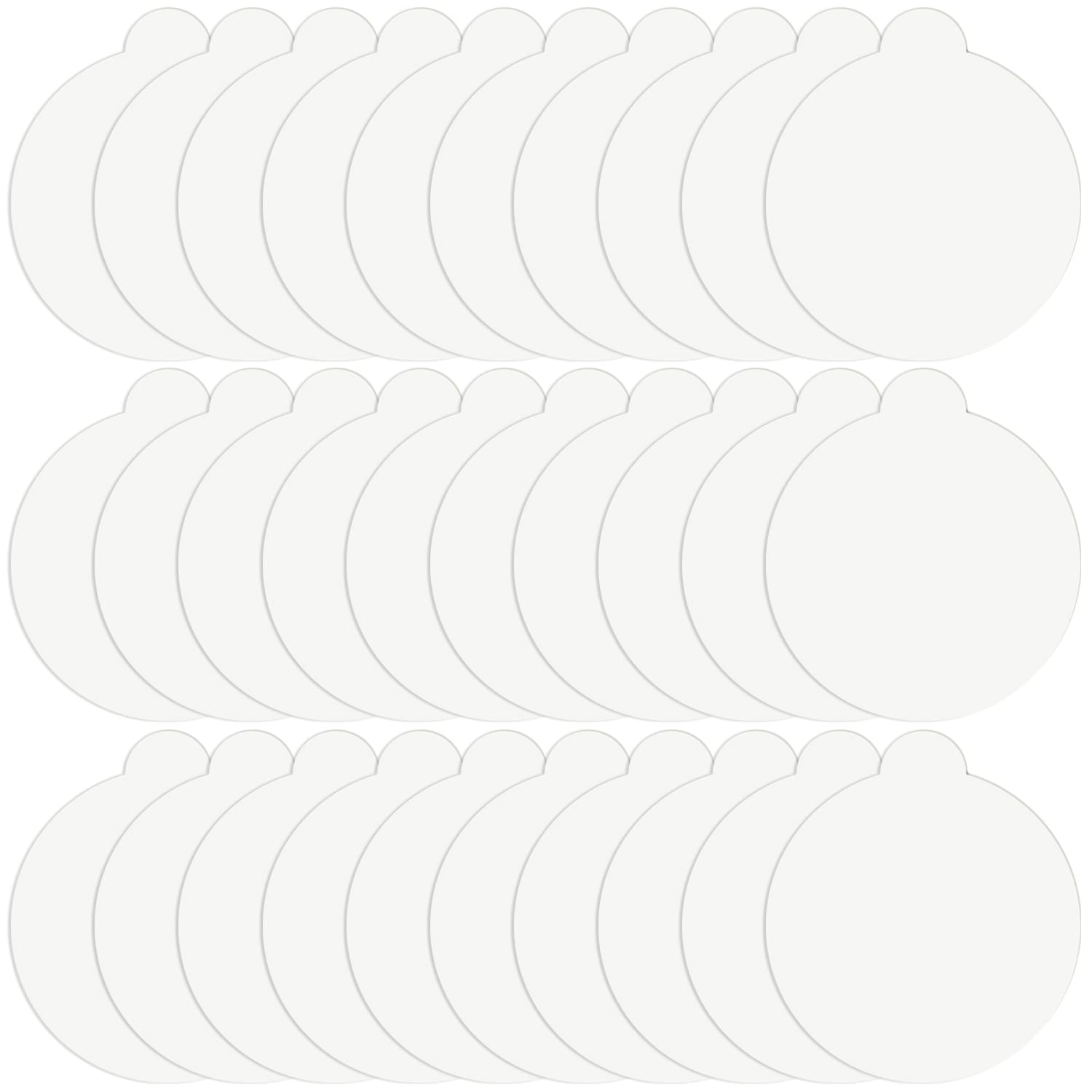 30 Pack 4.3" Replacement Glue Boards for Katchy, Indoor Glue Boards Refill Sticky Cards Compatible with Katchy, for Fenun and Other Models (White)