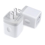 USB Charger Block,5V 1A Wall Charger,2 Pack USB Power Brick Charging Box Cube Compatible with iPhone 15/14/13/12/11/XR/XS/8 Plus/SE,Samsung Galaxy S24/S23 Ultra/S22/S21/S10/S9 /Note 10,Android