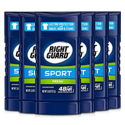 Right Guard Sport Antiperspirant Up To 48HR, Fresh, 2.6 Oz (Pack of 6)