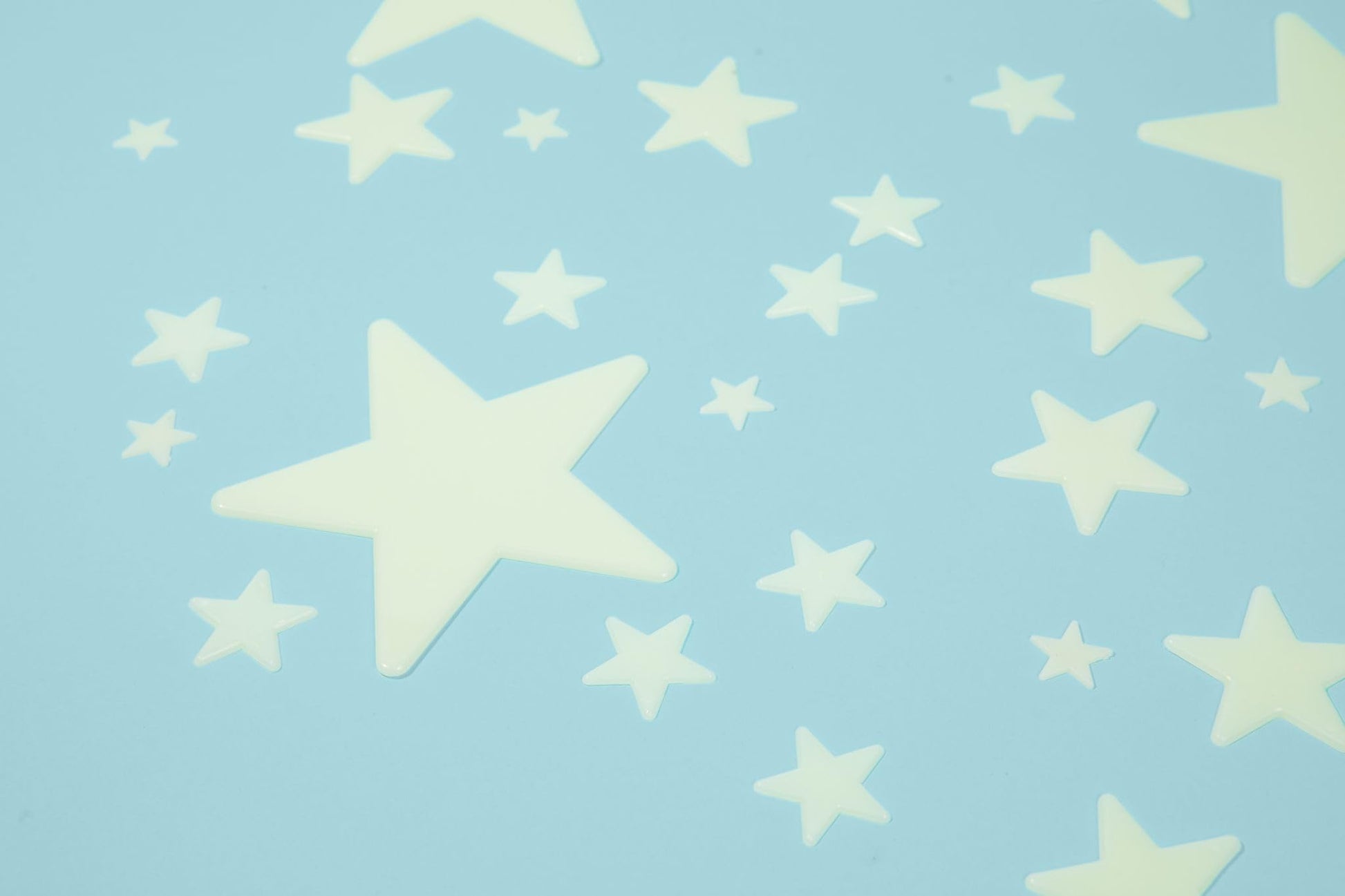 Great Explorations: Wonder Stars Super Kit, Glow In The Dark Ceiling Stars. 150 Pieces In 4 Sizes Reusable Sizes