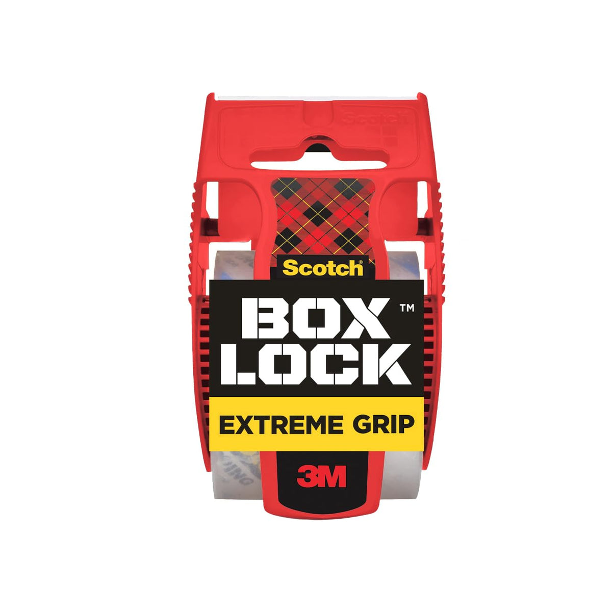 Scotch Box Lock Packaging Tape, 1 Roll with Dispenser, 1.88 in x 1000 in, Extreme Grip, Sticks Instantly to Any Box (195L)
