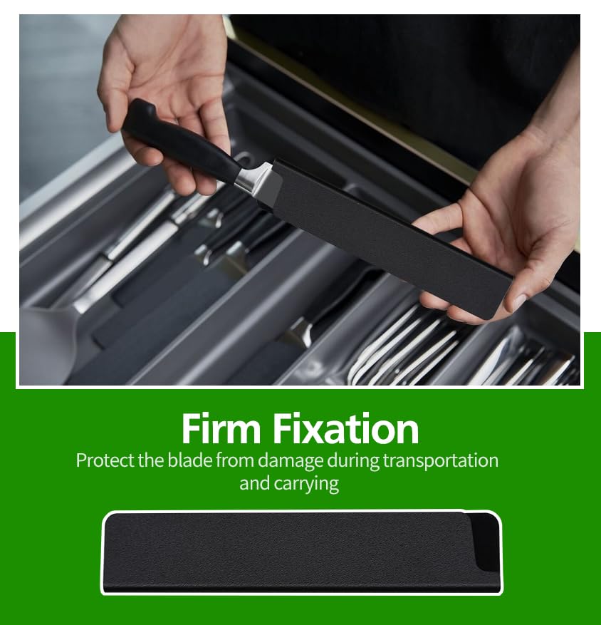 10pcs Universal Knife Edge Guards Set, Non-BPA Knife Sheath, Gentle on Your Blades(10pcs)