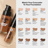 Revlon Liquid Foundation, ColorStay Face Makeup for Combination & Oily Skin, SPF 15, Longwear Medium-Full Coverage with Matte Finish, Buff (150), 1.0 Oz