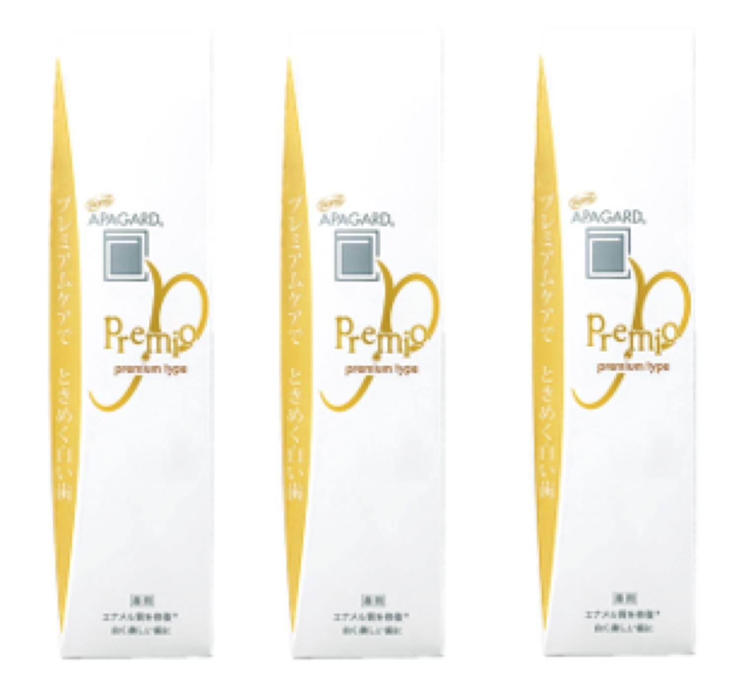 Apagard Premio Toothpaste 105g / 3.7 oz | Nano Hydroxyapatite High Blending, Brightening Toothpaste (Set of 3) 3-Pack 2023 Version