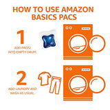 Amazon Basics Laundry Detergent Pacs, Hypoallergenic, Free & Clear, 120 Count (Previously Solimo)