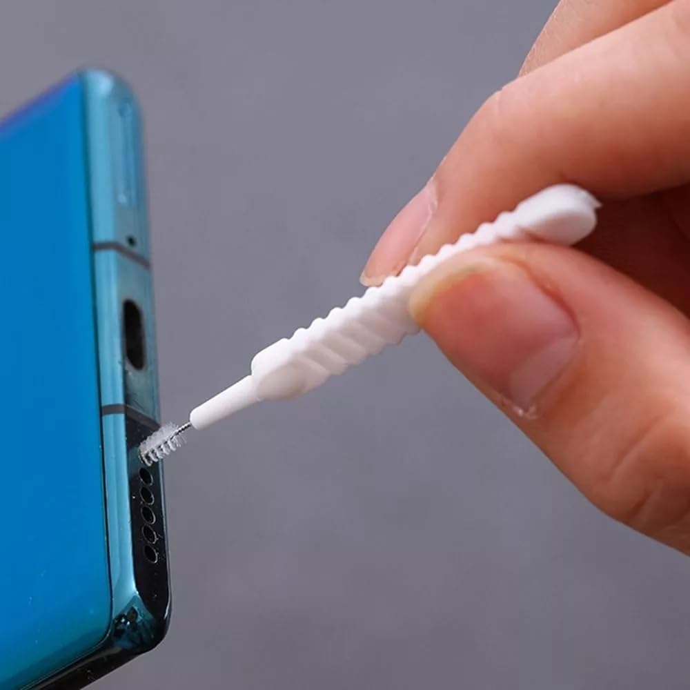 10 Pack Phone Charge Port Cleaning Tool kit, Anti-Clogging Mini Brushes Cleaner for iPhone 16 Pro Max Speaker and Receiver, Multifunctional Cleaning Tool Compatible with AirPods 4,Tablet Camera Etc