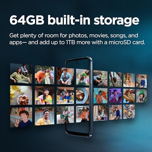 Tracfone, Motorola Moto g Play 2024, 64GB, Prepaid Smartphone, Sapphire Blue, 50MP Camera, Locked