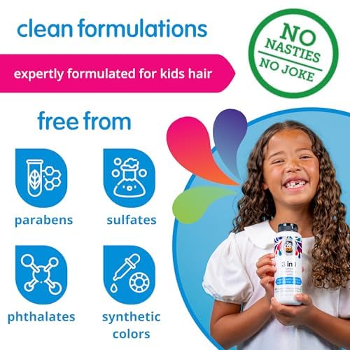 So Cozy 3-in-1 Shampoo Conditioner Wash - All-in-1 Kids Moisturizing Body Wash - Paraben-Free (10.5 Fl.Oz.)