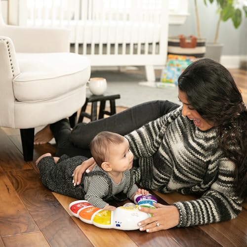 Baby Einstein Glow & Discover Light Bar Musical Activity Station and Tummy Time Toy, Montessori Cause and Effect Early Learning for 3-36 months