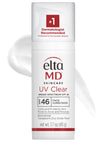 EltaMD UV Clear Face Sunscreen SPF 46, Oil Free Sunscreen with Zinc Oxide, Dermatologist Recommended Sunscreen,1.7 oz Pump