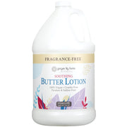 Ginger Lily Farms Botanicals Soothing Butter Lotion for Dry, Sensitive Skin, 100% Vegan & Cruelty-Free, Fragrance Free, 1 Gallon (128 fl oz) Refill (pack of 1)