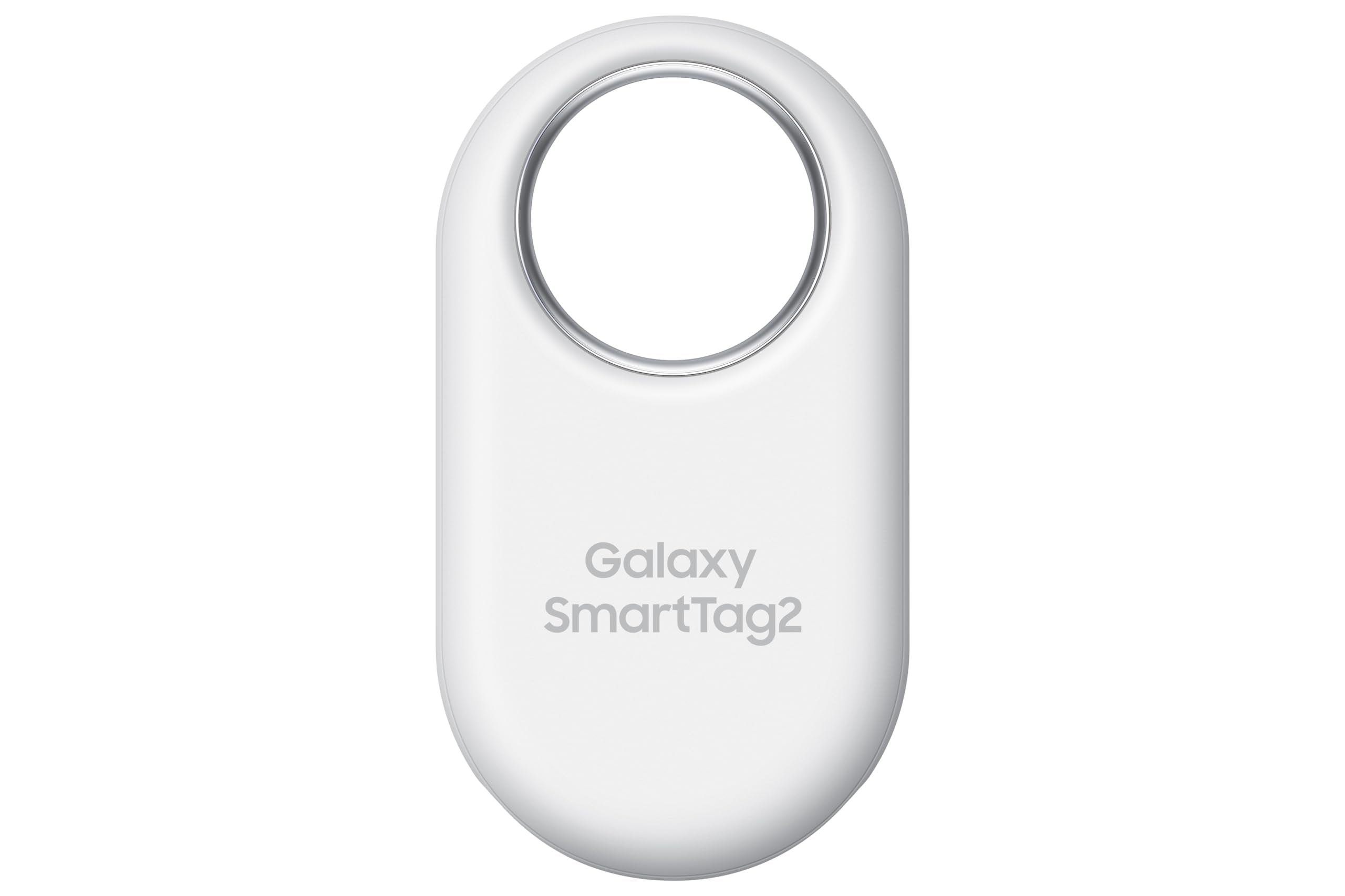 Samsung Galaxy SmartTag2, Bluetooth-Tracker, Smart Tag Ortungsgerät, Artikelfinder für Schlüssel, Geldbörse, Gepäck, Haustiere, Verwendung mit Smartphones und Tablets ab Android 11, 2023, 1er-Pack, Weiß