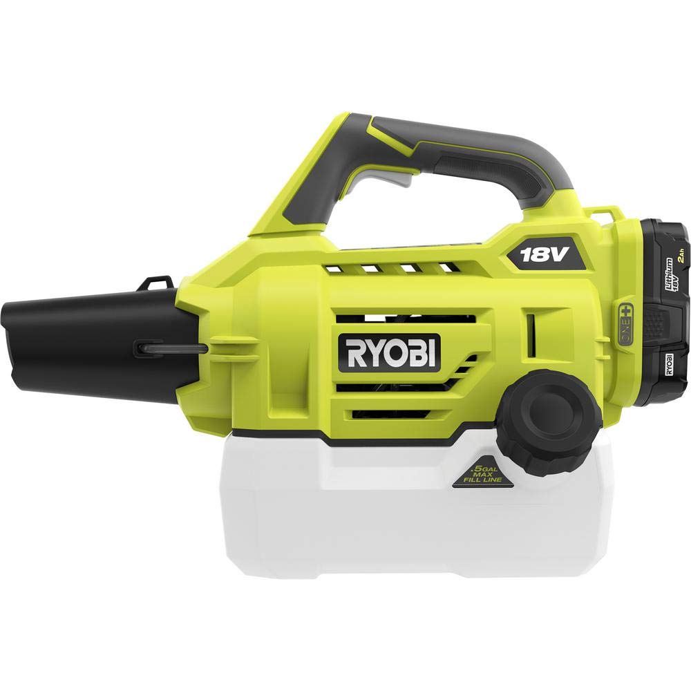 RYOBI ONE+ 18-Volt Lithium-Ion Cordless Mister with 2.0 Ah Battery and Charger Included Green