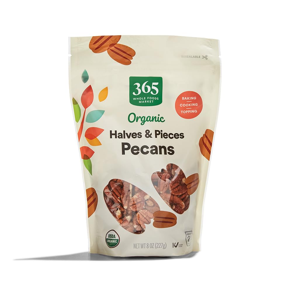 365 By Whole Foods Market, Pecan Halves Organic, 8 Ounce